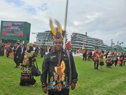 Koordinator Asosiasi MRP Se-Tanah Papua Hadiri Upacara HUT RI ke 79 Di IKN