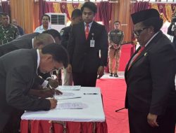Pj Gubernur Papua Tengah Melantik 392 Pejabat Eselon II, III dan IV