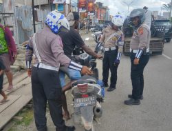 Satlantas Patroli di Daerah Rawan Langgar