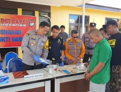 Polres Mimika Musnahkan 269,17 Gram Sabu