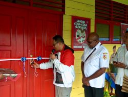 Pj. Bupati Mappi Resmikan SD, Pustu dan Pasar Mama-Mama di Kampung Nohon Cabang Tiga Distrik Passue