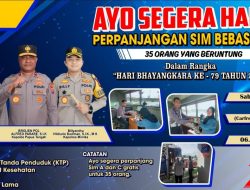 Satlantas Polres Mimika Buka Layanan SIM Gratis