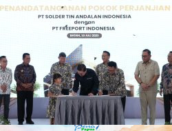 Freeport Indonesia dan Stania Tandatangani  HoA Jual Beli Perak dan Timbal